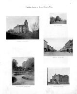 Court House, Jail, Street View, German Park, Turner Hall , New Ulm , Minn., Brown County 1905